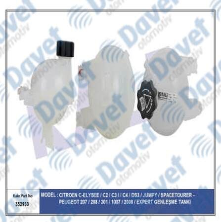 GENLESME KABI CITROEN C-ELYSEE/C2/C3 I/C4/DS3/JUMPY/PEUGEOT 207/208/301/1007/2008/EXPERT KAPAKLI