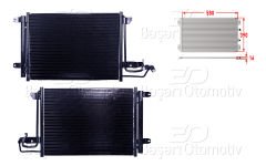 KLIMA RADYATORU 580X390X16 | AUDI A3 SKODA OCTAVIA 2 VW CADDY GOLF PLUS 5 6 JETTA 3 TOURAN 1.4 TSI 1.4 TFSI 1.6 TDI 1.8 TFSI 2.0 TFSI 2.0 TDI  03 > | WISCO