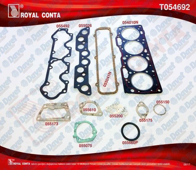 MOTOR UST TAKIM CONTA TIPO-UNO 1.4 ROYAL 054692