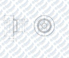 FREN DISKI ARKA 5D 278MM CONNECT 02-