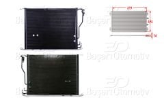 KLIMA RADYATORU 619X494X16 | MERCEDES-BENZ 220 98> | WISCO