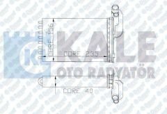 KALORIFER RADYATORU 110098 2 SIRA AL+PL R19 CLIO KANGOO ALIMINYUM