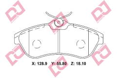 ON DISK BALATA CITROEN C2 (03-), C3 (02-)