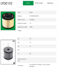 YAKIT FILTRESI PEUGEOT PARTNER P206 P307 P406 P807 EXPERT CITROEN BERLINGO C5 C8 JUMPY XANTIA XSARA FIAT SCUDO 2.0HDI DW10