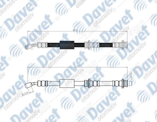 ON FREN HORTUMU MICRA II ABSLI  92-03   ####