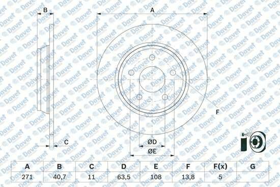 FREN DISKI ARKA FOCUS IV 17>