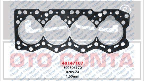 SILINDIR KAPAK CONTASI D.S.K.C Q96MM DELIKSIZ 1.60MM DUCATO 2.8 8140.63 - 8140.23