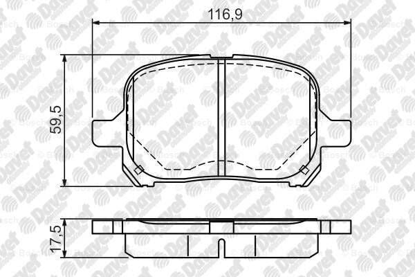 FREN BALATASI ON TOYOTA CAMRY 3.0 V6 24V 96-01
