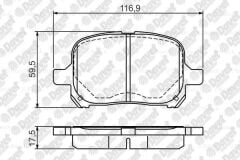 FREN BALATASI ON TOYOTA CAMRY 3.0 V6 24V 96-01