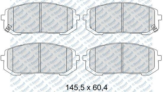FREN BALATASI ON WVA 26417-26418-26419 HYUNDAI ELANTRA VII-I30 CN7-SONATA VIII / KIA OPTIMA V 2019>