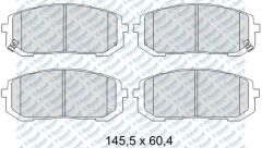 FREN BALATASI ON WVA 26417-26418-26419 HYUNDAI ELANTRA VII-I30 CN7-SONATA VIII / KIA OPTIMA V 2019>