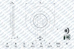 FREN DISKI ARKA S60 III [224]-S90 II [234]-V60 II -V90 II [235-236]-XC40 [536]-XC60 II XC90 14>