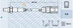 OKSIJEN SENSORU HONDA ACCORD VIII 2.0 08-15/CIVIC 1.6-1.8 06> CRV 2.0 07> FRV 07>