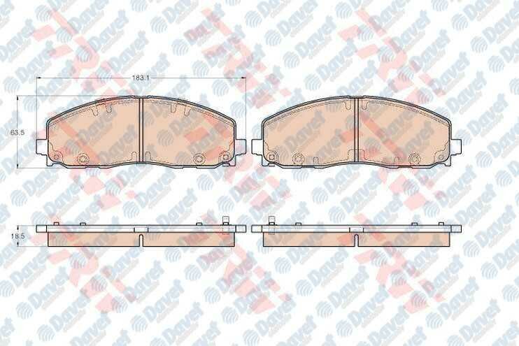 ON FREN BALATASI FIAT FREEMONT 2.0JTD-3.6 11> CHRYSLER GRAND VOYAGER 3.6 11>