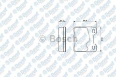 FREN BALATASI ARKA WVA 21140 OPEL CALIBRA A 06/90-07/97 VECTRA A 09/88-11/95 SAAB 900 II 07/93-02/98 2.0 I 09.1996-02.1998 2.3 -16 09.1996-02.1998