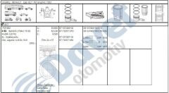 MOTOR SEGMAN STD RENAULT LAGUNA I 1.8I 8V F3P