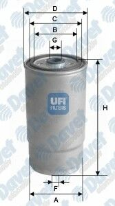 YAKIT FILTRESI ACCENT-GETZ-I30-SANTE FE-SONATO V-SORENTO 1.5-2.0-2.2-2.5 CRDI ***OE***
