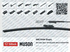SILECEK SUPURGESI MUZ TIPI700MM COKLU APARATLI