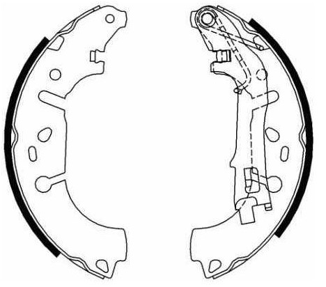 ARKA FREN BALATASI PABUCLU FIORINO 1.3JTD MULTIJET GRANDE PUNTO-LINEA 1.4 8V 07> OPEL CORSA D CITROEN NEMO PEUGEOT BIPPER 1.4HDI