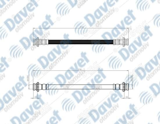 ARKA ARA FREN HORTUMU NISSAN QASHQAI J10 07-> QASHQAI +2 QASHQAI J11 13->   ####