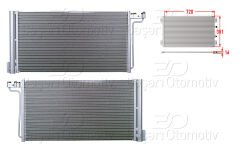 KLIMA RADYATORU 720X381X16 | FORD FOCUS BENZIN 11> | WISCO