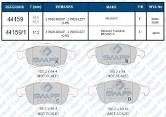 FREN BALATASI ON C4 PICASSO-C4 II DS4-1.6HDI 110-1.8 16V 10-06 - PARTNER TEPE-BERLINGO III-P5008-DS5 WVA 24538