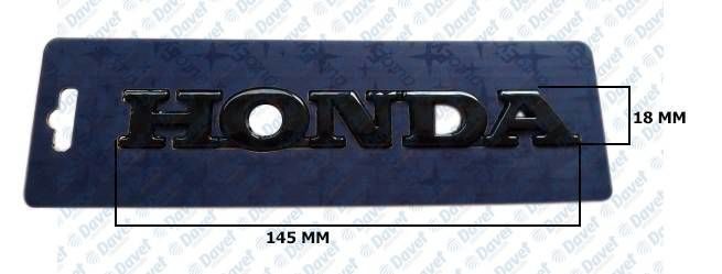 HONDA ARKA YAZI SIYAH   ####