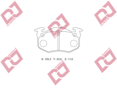ARKA FREN BALATASI RENAULT CLIO I.II (90-05) MEGANE I(95-03) R19 (88-95)