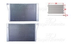 KLIMA RADYATORU 585X400X15 | BMW 5 SERISI F10 10-16. 6 SERISI F06. F12. F13 11> | WISCO