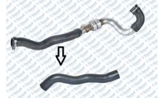 TURBO HORTUMU LOGAN I - SANDERO - DUSTER 1.5 DCI {METAL BORU HARIC OK ILE GOSTERILEN BUYUK HORTUM}