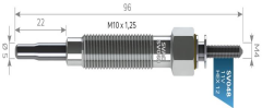 KIZDIRMA BUJISI 11V HYUNDAI H100 STAREX 2.5 D-TD Y.M 11V (233)