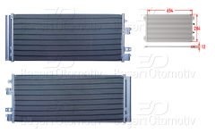KLIMA RADYATORU 654X284X12 | OPEL CORSA E 1.0 1.2 1.3 CDTI 1.4 1.4 LPG 1.4 TURBO 1.6 TURBO 14 > | WISCO