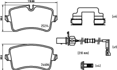 ARKA FREN BALATASI  AUDI A6 1118  A7 1118)