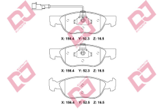 ON FREN BALATASI FIAT BRAVA 96>01 / BRAVO 96>01 / MAREA 96>02 ALFA ROMEO : 145 94>01 / 146 94>01 WVA21927 FISLI
