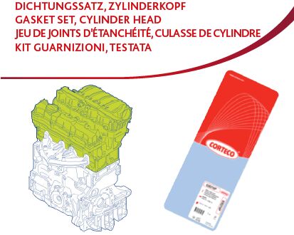 Takım Conta Tk-Contasız XUD9-XUD9TE 1.9D Partner-Berlingo Psa 1997-00