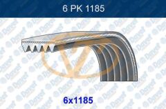 GMB 6PK1185 - KANALLI V-KAYISI YARIS 1.4D/4D 05-11 POLO 1.4TDI 05-09 KANGOO I 1.9D 98-07 IBIZA 1.4 00-02 IBIZA 1.4 99-02 COROLLA 1.4D/4D 06-13 AURIS 1.4D/4D 07-12 AURIS 1.4D/4D 6PK1185