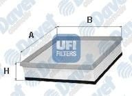 HAVA FILTRESI LAGUNA III 1.5 DCI K9K 780 10/07=>-LAGUNA III 2.0 DCI 10/07=>   ####