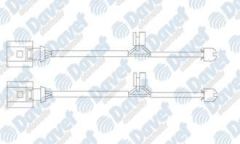 FREN IKAZ KABLOSU AUDI Q7 PORSCHE CAYENNE VW TOUAREG 10/02> ARKA   ####