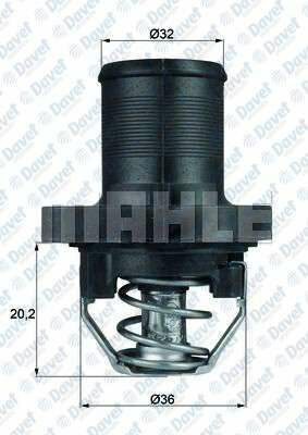 TERMOSTAT 89C P206-P307-C4 ET3J41.4 16V - TU5JP41.6 16V  PARTNER II-BERLINGO II-SAXO-P206+T3E-P206-XSARA TU3A-TU3JP1.4 8V