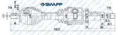 ON AKS SAG VOLVO S40 II 1.6D 04>12 - V50 II DUZ VITES   DIS FREZE:36 IC FREZE:26 CONTA CAPI:56.8 BOY:918 mm