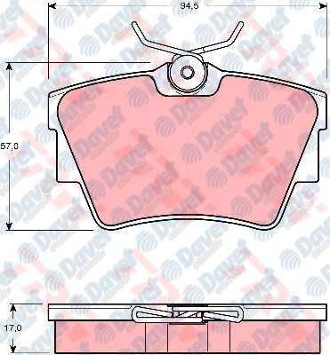 ARKA FREN BALATASI TRAFIC II-III-VIVARO 1.6DCI/1.9/2.0