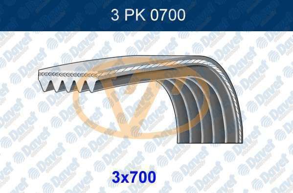 GMB 3PK700 - KANALLI KAYIS