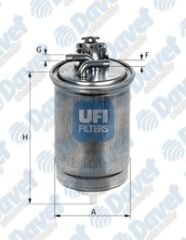 YAKIT FILTRESI VW TRANSPORTER T4 LT35 CADDY GOLF JETTA PASSAT POLO 1.6D 1.9TDI