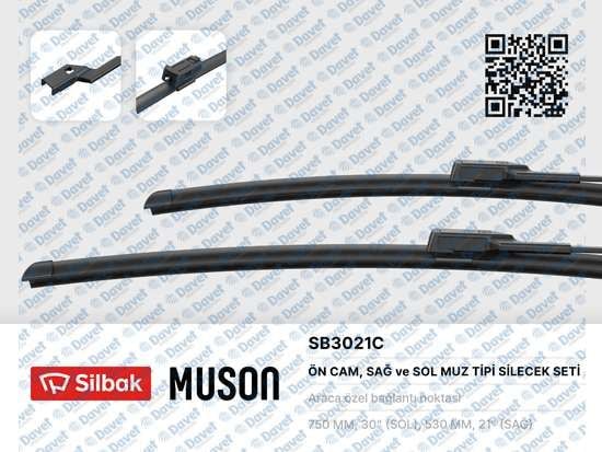 SILECEK SUPURGESI TK 750/530MM MUZ TIPI TRANSIT YENI KASA 09/13->
