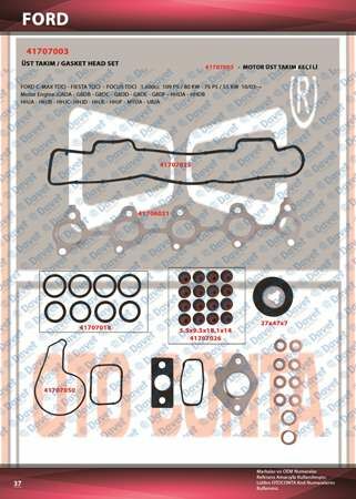 UST TAKIM CONTASI PARTNER-BERLINGO 1.6 16V DV6ATED4 - DV6B