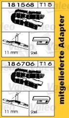 Silecek Ön Sol-Sağ 55.00  203 Mercedes 2004-06