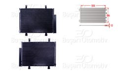 KLIMA RADYATORU 553X384X12 | SUZUKI 4 1.2 2010> SUZUKI 4 1.3 2010> SUZUKI 4 1.6 2012> | WISCO