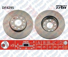 FREN DISKI ON PASSAT 3B2 SUPERB 01-08  A4 AVANT 01-05