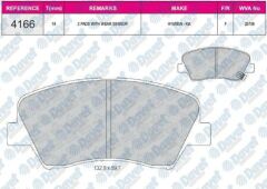 FREN BALATASI ON HYUNDAI I30 12-> ELANTRA V 11-> KIA CEED RIO 12-> WVA 25708