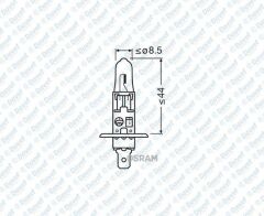 AMPUL 12V H1 55W FAR TEK FLAMANLI HALOJEN   ####